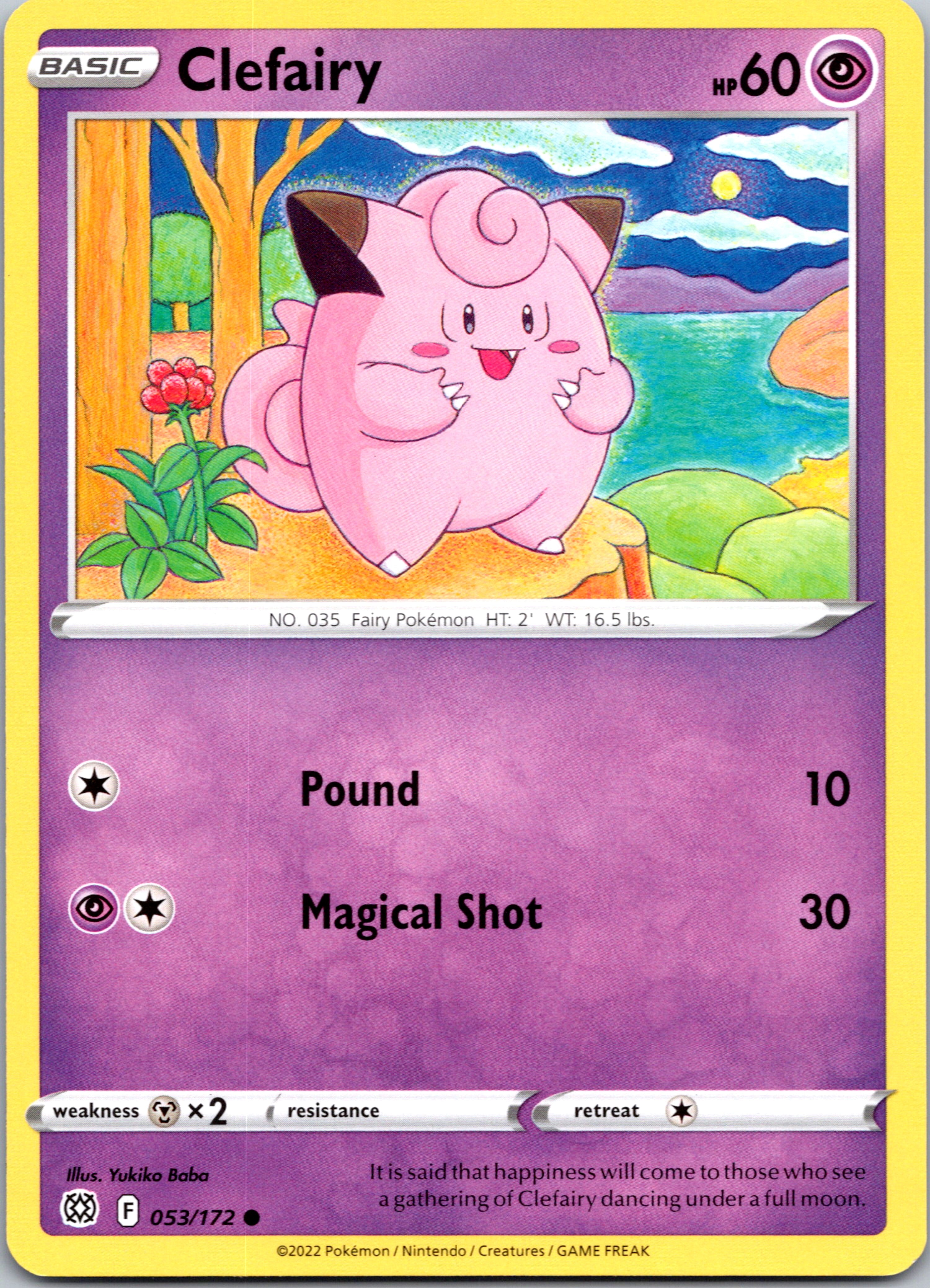 Clefairy (053/172) [Sword & Shield: Brilliant Stars]