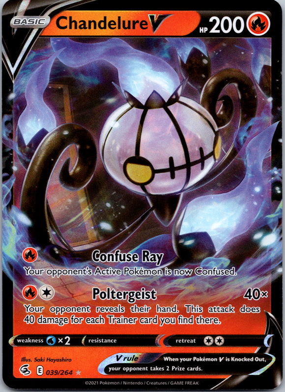 Chandelure V (039/264) [Sword & Shield: Fusion Strike]