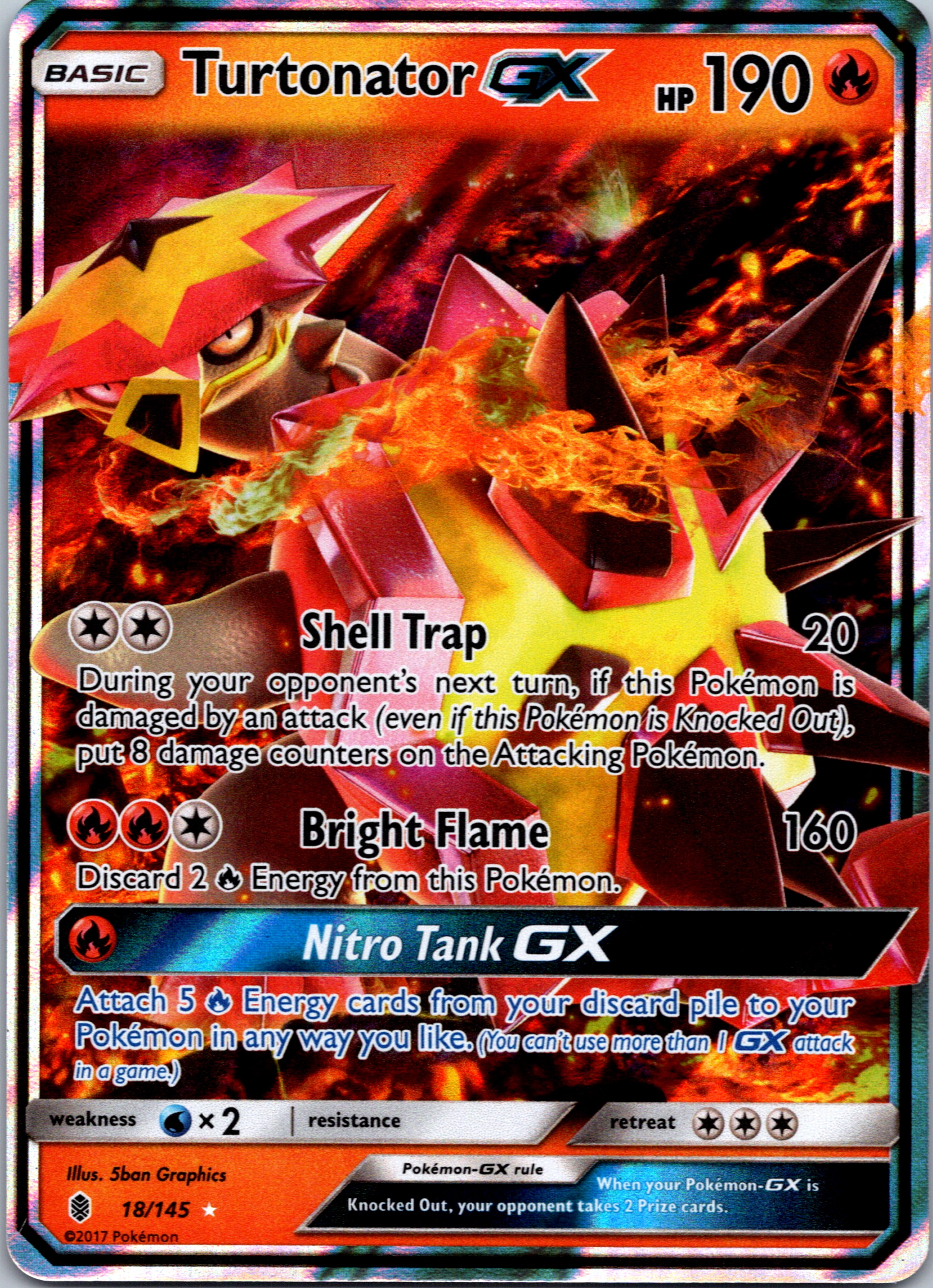 Turtonator GX (018/145) [Sun & Moon: Guardians Rising]