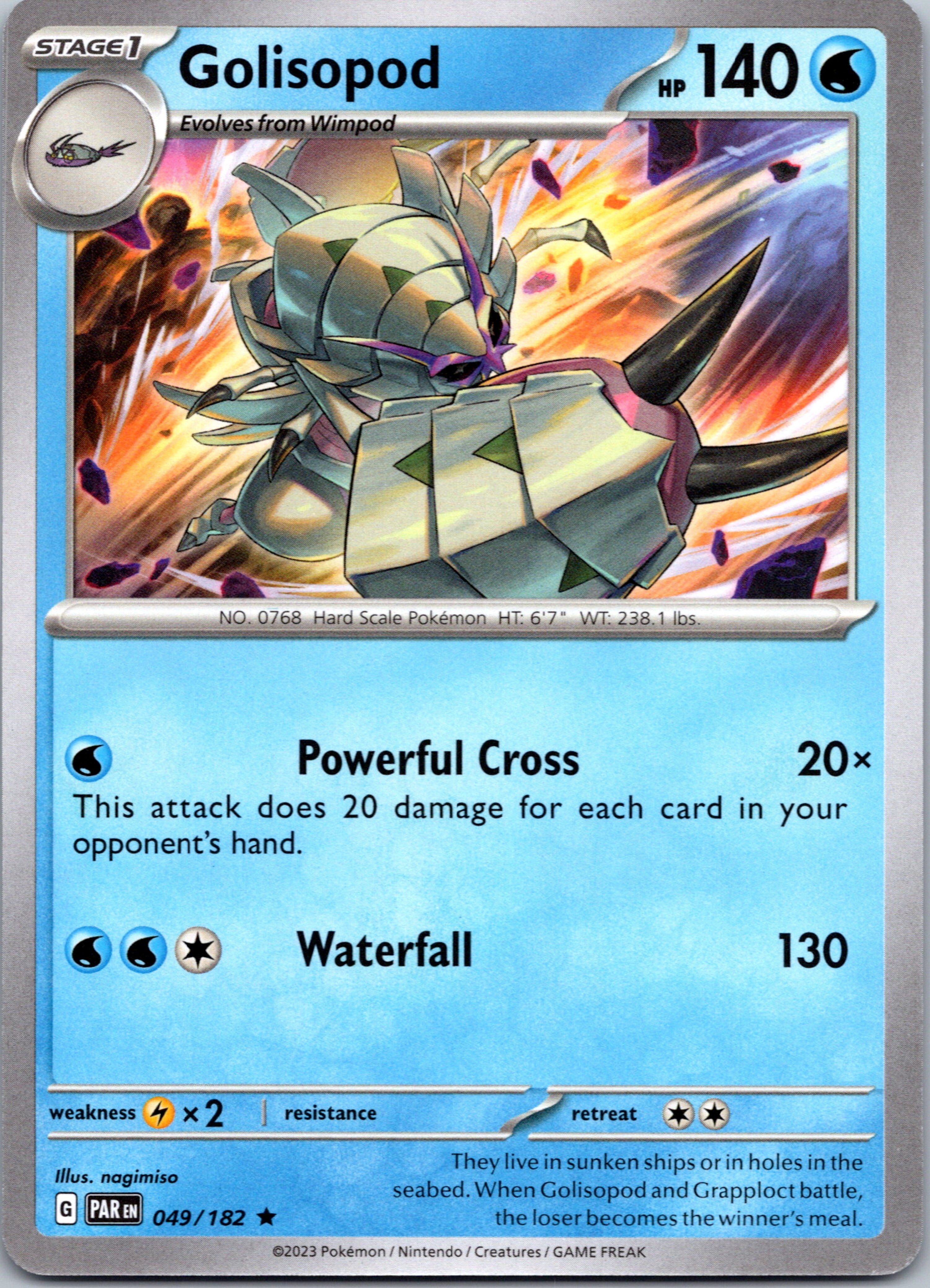 Golisopod (049/182) - [Scarlet & Violet: Paradox Rift] Non Foil Deck Exclusive