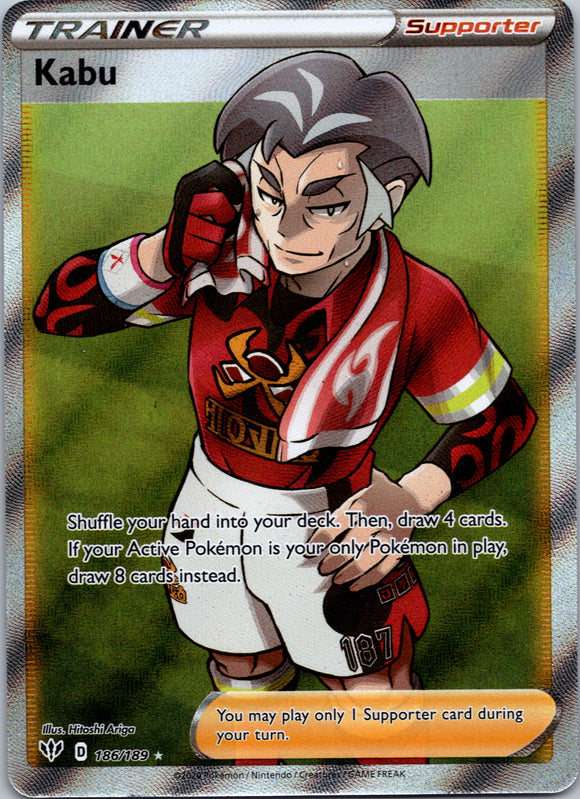 Kabu (Full Art) (186/189) [SWSH03: Darkness Ablaze]