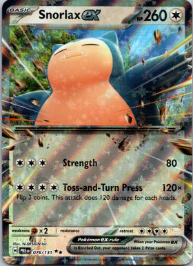 Snorlax ex [076/131] - (Prismatic Evolutions) Holofoil