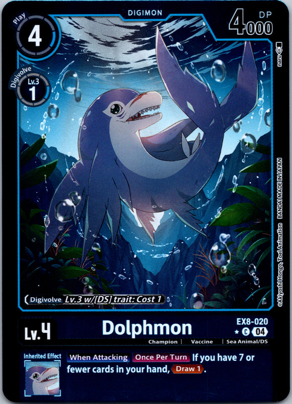 Dolphmon (Limited Foil) [EX8-020-C] [Chain of Liberation] Foil