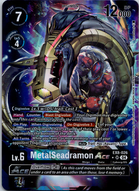 MetalSeadramon ACE (Alternate Art) [EX8-026-SR] [Chain of Liberation] Foil