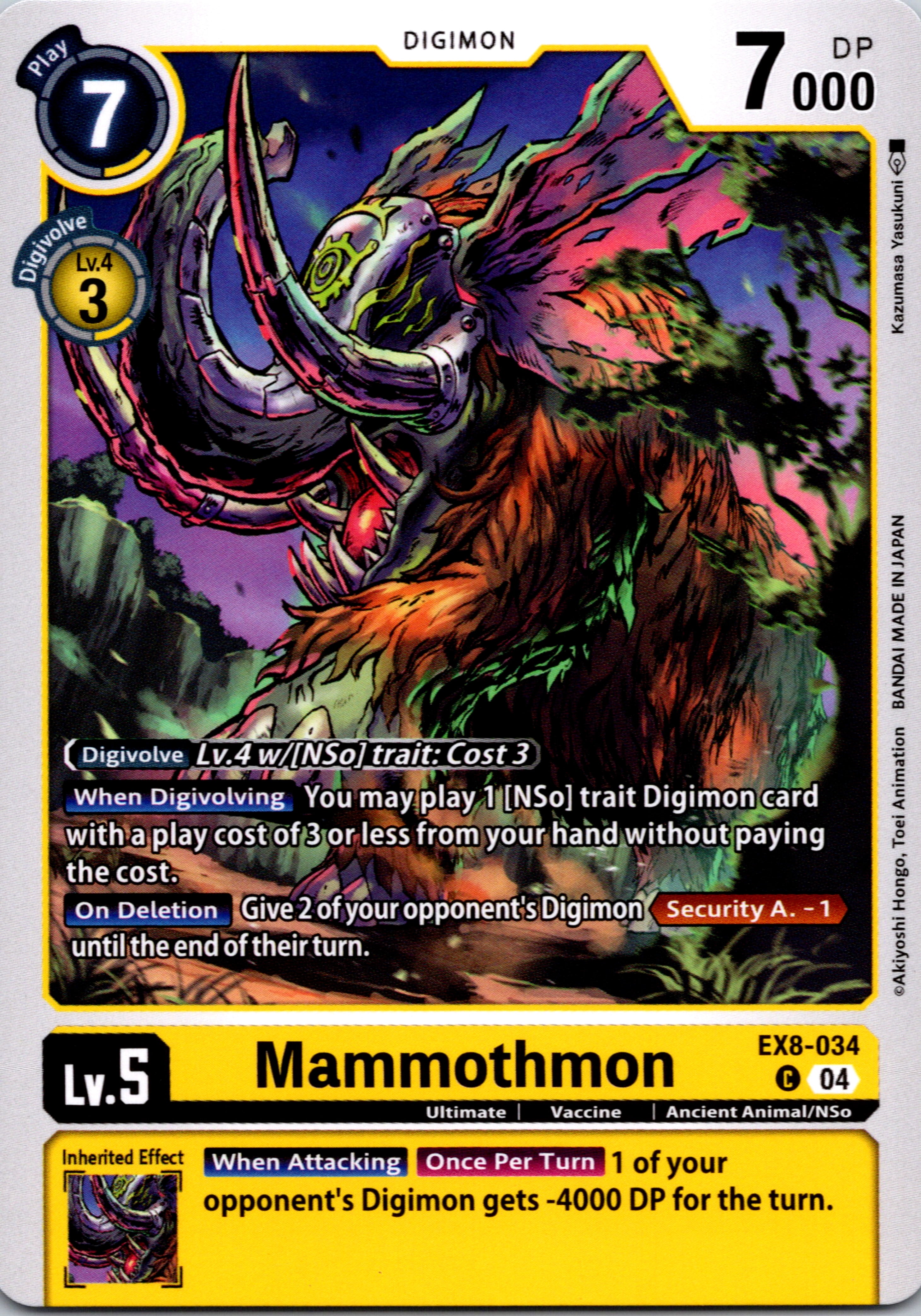 Mammothmon [EX8-034-C] [Chain of Liberation] Normal