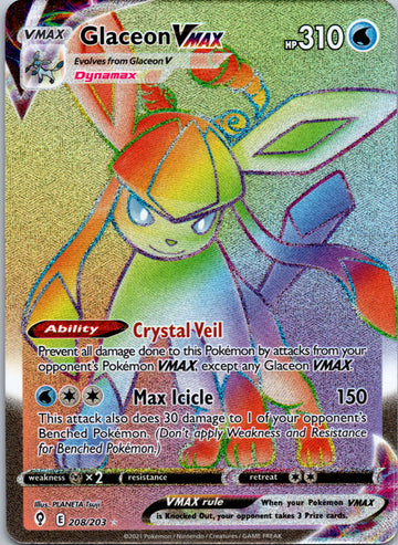 Glaceon VMAX (208/203) [Sword & Shield: Evolving Skies]