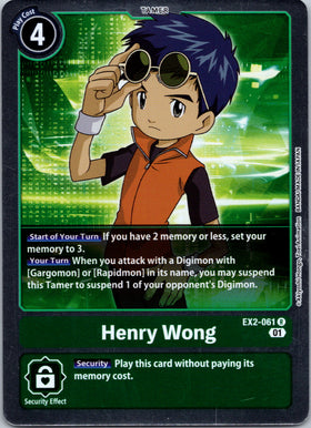 Henry Wong [EX2-061] [Digital Hazard] Foil