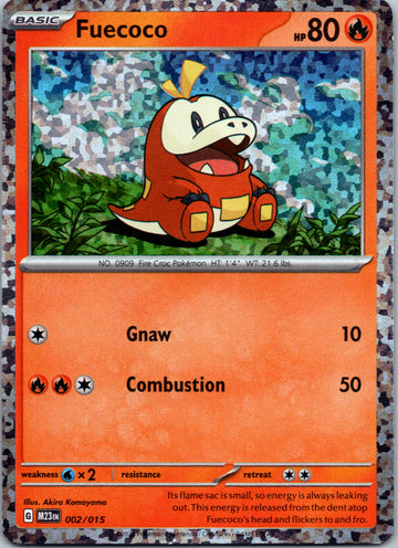 Fuecoco [2] - (McDonalds Promos 2023) Holofoil