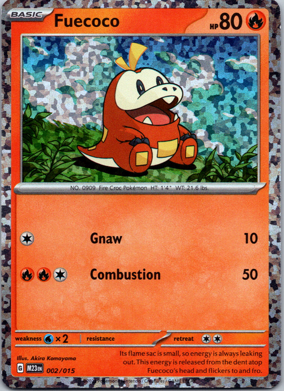 Fuecoco [2] - (McDonalds Promos 2023) Holofoil