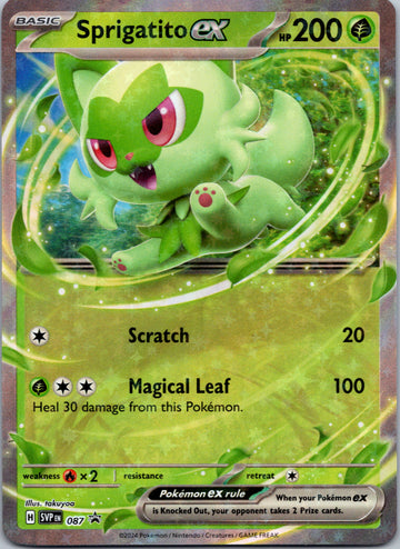 Sprigatito ex [087] - (SV Scarlet & Violet Promo Cards) Holofoil
