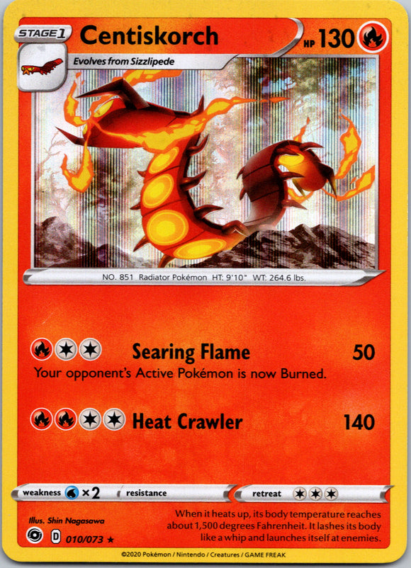 Centiskorch [010/073] [Champion's Path] Holofoil