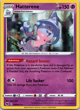 Hatterene [020/073] [Champion's Path] Holofoil