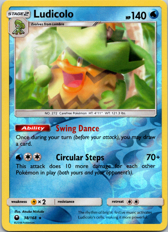 Ludicolo [38/168] [Celestial Storm] Reverse Holofoil
