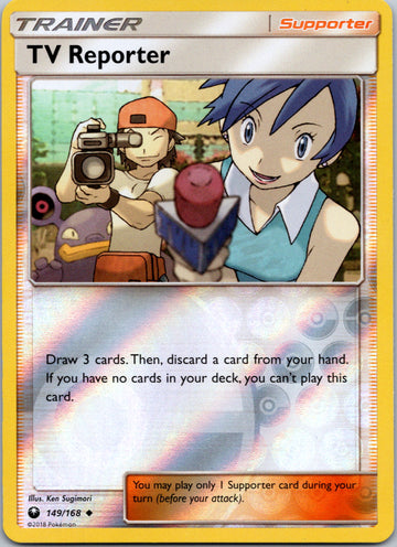 TV Reporter [149/168] [Celestial Storm] Reverse Holofoil