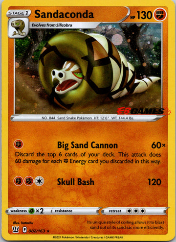 Sandaconda - 082/163 (EB Games Exclusive) [082/163] [Battle Styles] Holofoil