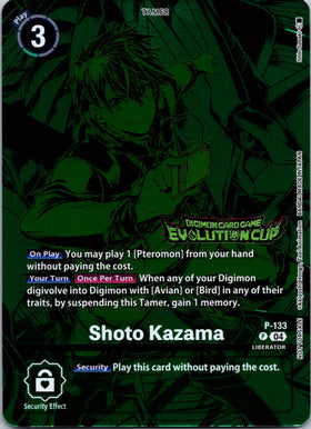 Shoto Kazama (2024 Evolution Cup) [P-133 P] [Digimon Promotion Cards] Foil