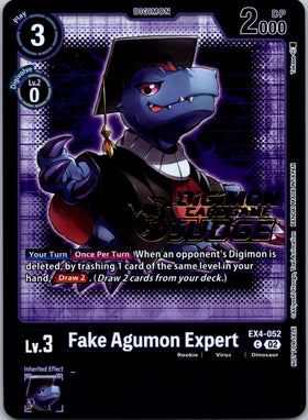 Fake Agumon Expert - EX4-052 (Judge Pack 4) [EX4-052] [Alternative Being Booster] Foil