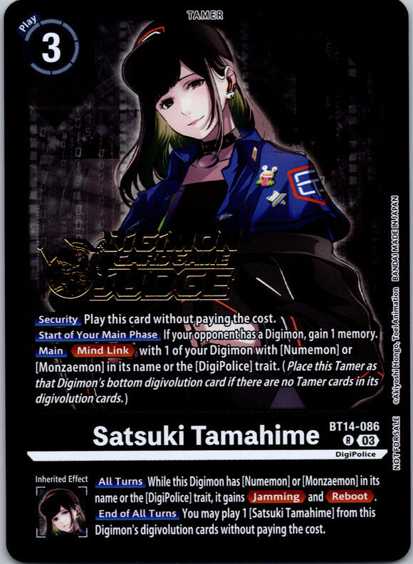 Satsuki Tamahime (Judge Pack 6) [BT14-086 R] [Blast Ace] Foil
