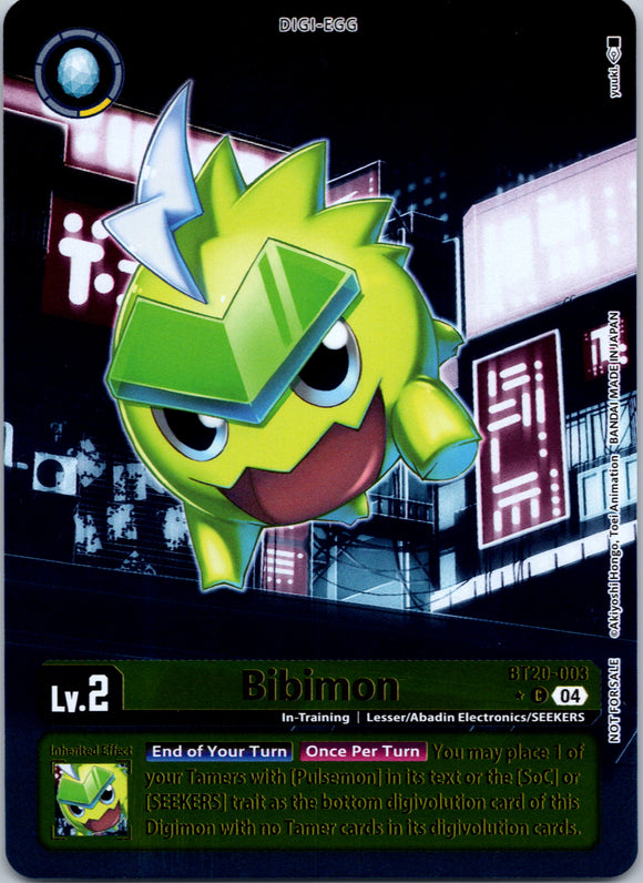 Bibimon (Release Special Booster 2.5: Box Promotion Pack) [BT20-003 C] [Release Special Booster 2.5] Foil
