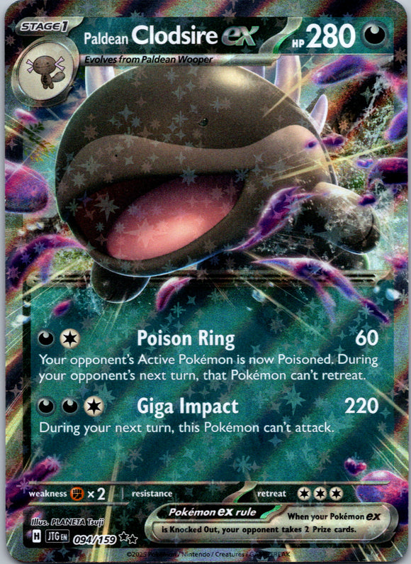 Paldean Clodsire ex [094/159] [Journey Together] Holofoil