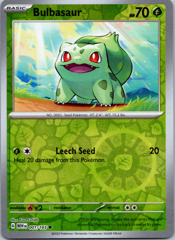 Bulbasaur - 001/165 (Cosmos Holo) (Costco Exclusive) [001/165] [Scarlet & Violet 151] Holofoil