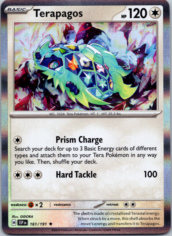 Terapagos [161/191] - (Surging Sparks) Reverse Holofoil
