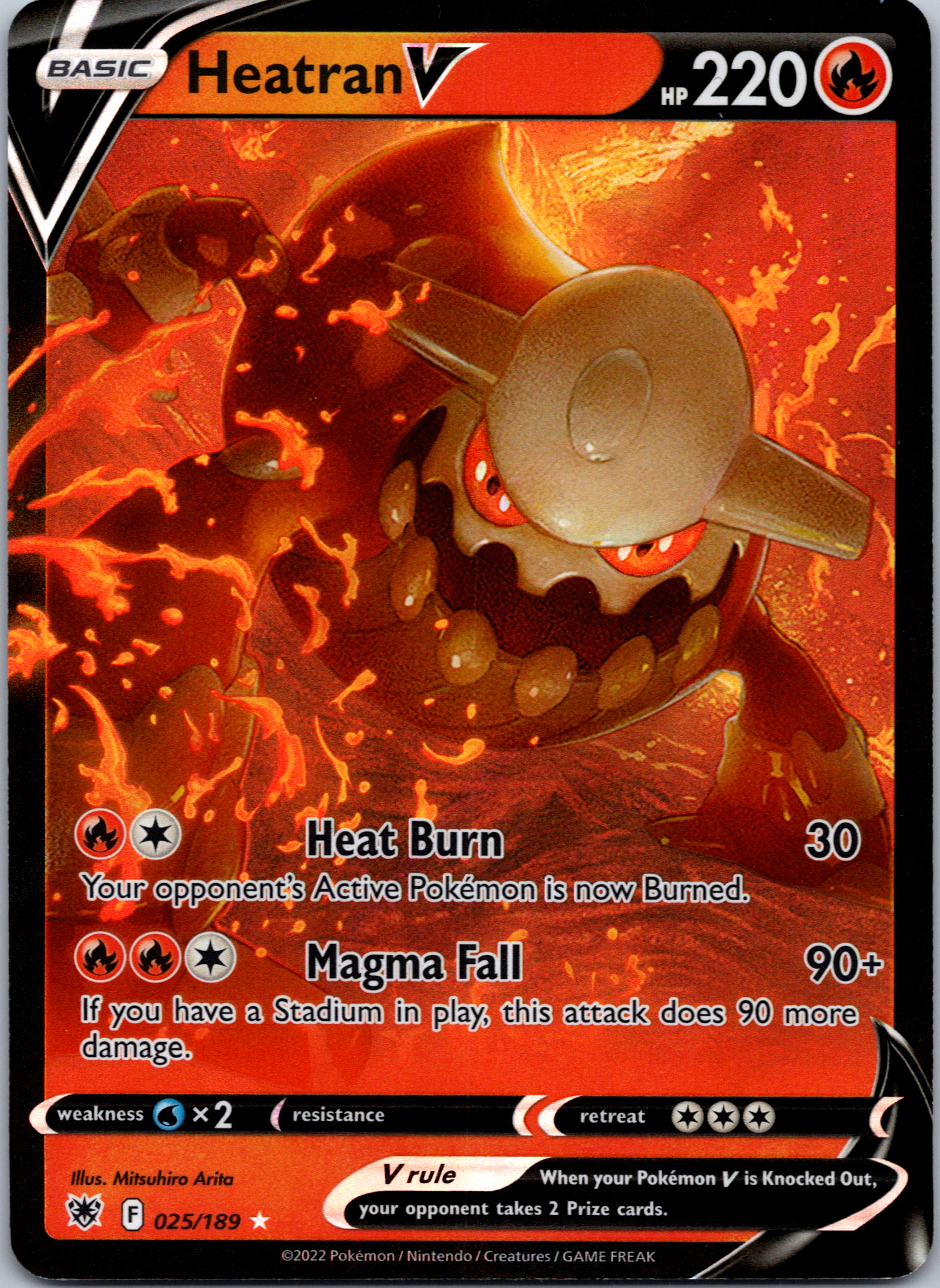Heatran V (025/189) [Sword & Shield: Astral Radiance]
