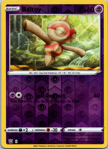 Baltoy [057/163] [Battle Styles] Reverse Holofoil