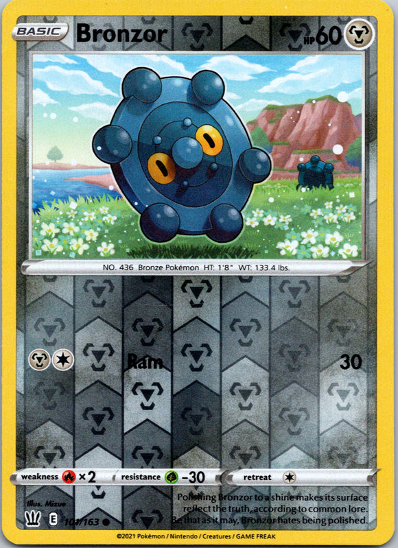 Bronzor [101/163] [Battle Styles] Reverse Holofoil
