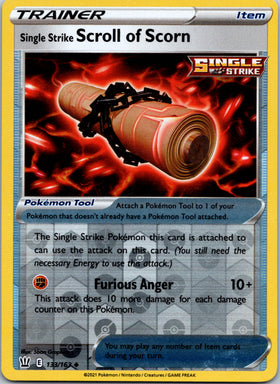 Single Strike Scroll of Scorn [133/163] [Battle Styles] Reverse Holofoil