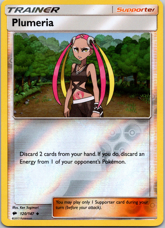 Plumeria [120/147] [Burning Shadows] Reverse Holofoil