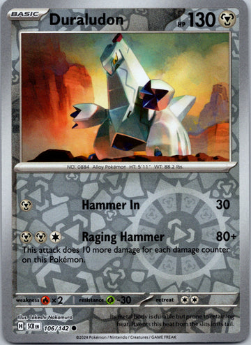 Duraludon [106/142] - (Stellar Crown) Reverse Holofoil