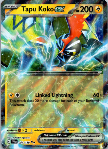 Tapu Koko ex [051/159] [Journey Together] Holofoil