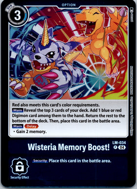 Wisteria Memory Boost! [LM-034 P] [Special Limited Set] Foil