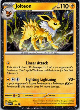 Jolteon - [169] [Scarlet & Violet Promo Cards] Holofoil