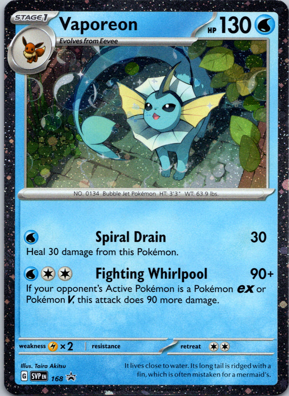 Vaporeon - [168] [Scarlet & Violet Promo Cards] Holofoil