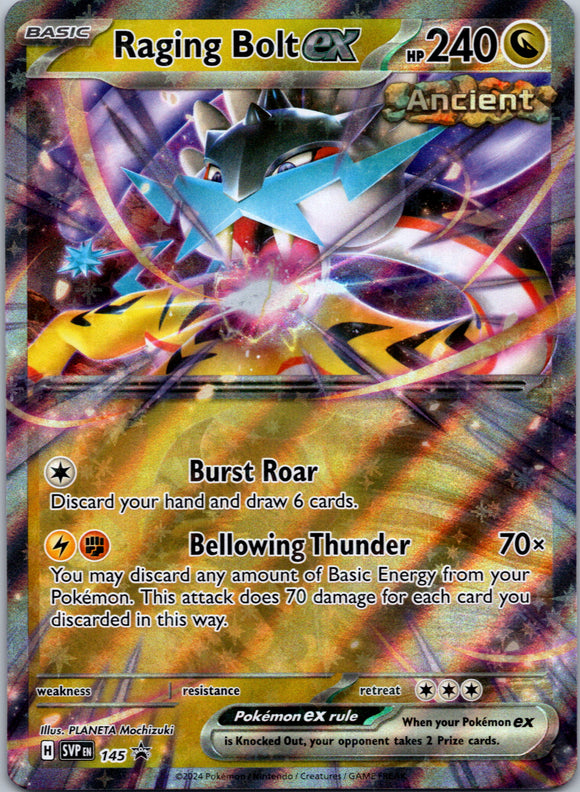 Raging Bolt ex - [145] [Scarlet & Violet Promo Cards] Holofoil