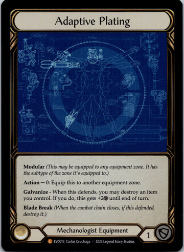 Adaptive Plating [EVO013] (Bright Lights) Rainbow Foil