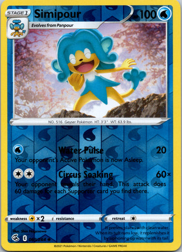 Simipour [069/264] [Fusion Strike] Reverse Holofoil