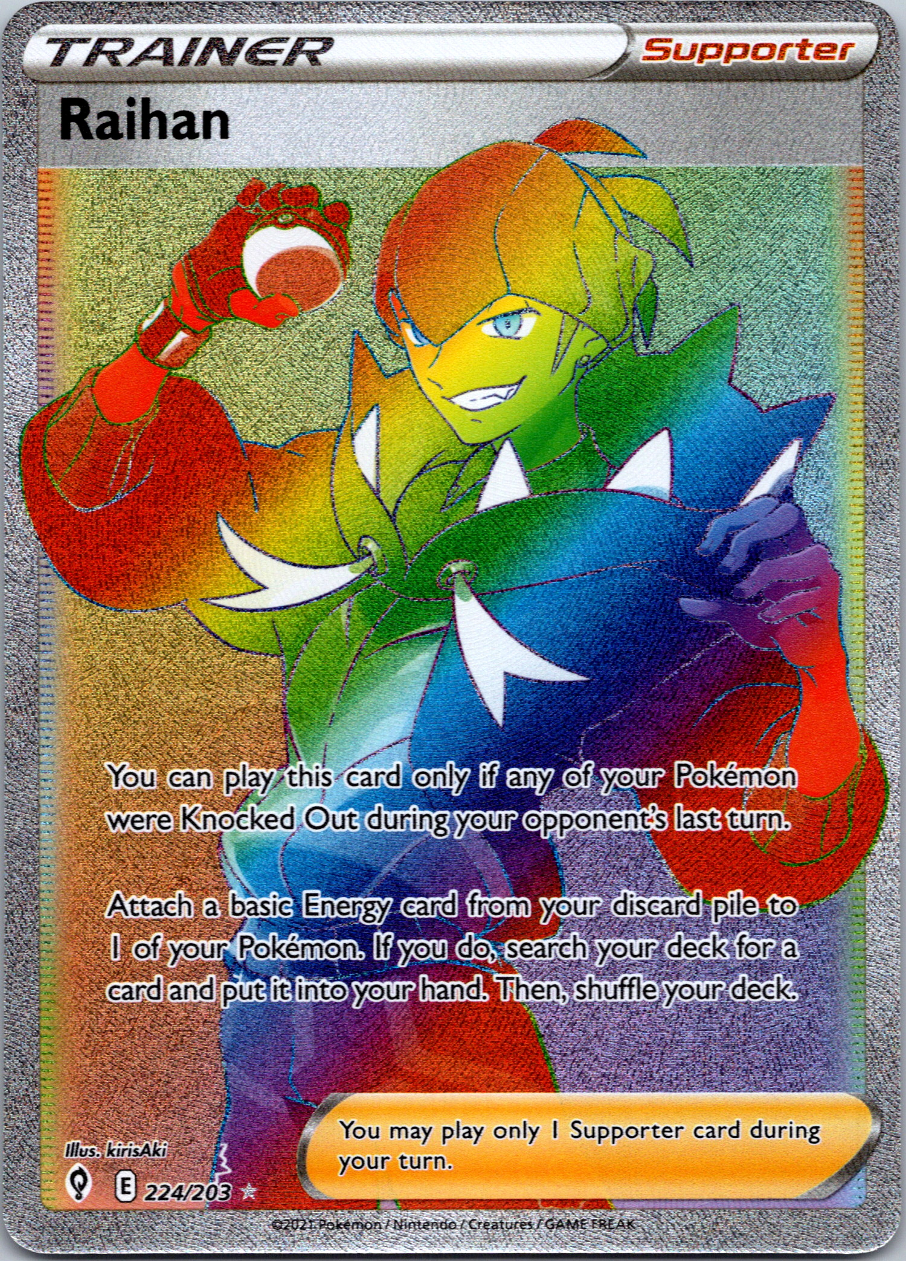 Raihan (224/203) [Sword & Shield: Evolving Skies]