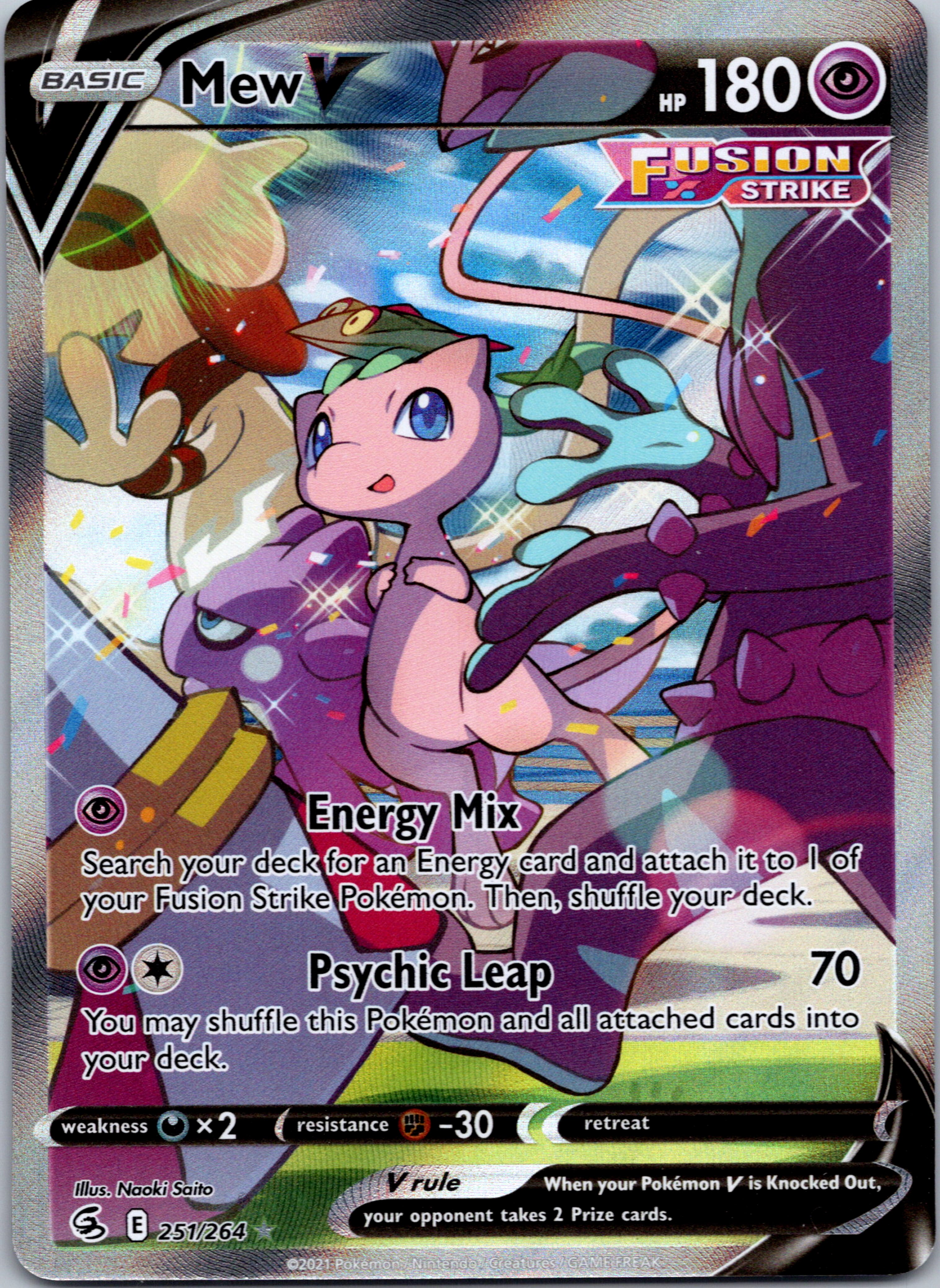Mew V (251/264) [Sword & Shield: Fusion Strike]