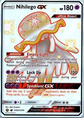 Nihilego GX (SV62/SV94) [Hidden Fates: Shiny Vault]