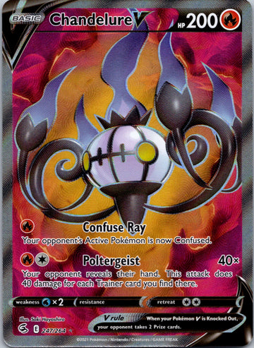 Chandelure V (247/264) [Sword & Shield: Fusion Strike]