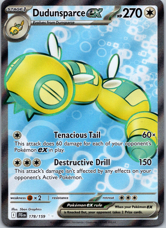 Dudunsparce ex [178/159] [Journey Together] Holofoil