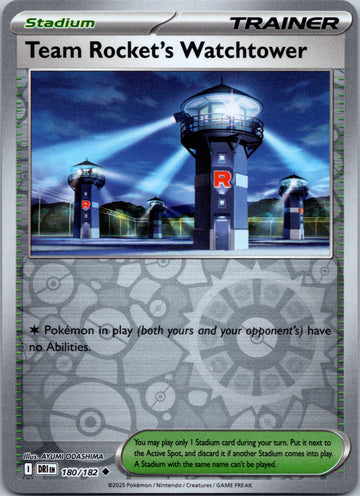 Team Rocket's Watchtower [180/182] [Destined Rivals] Reverse Holofoil