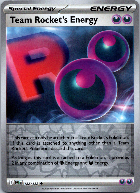 Team Rocket's Energy [182/182] [Destined Rivals] Reverse Holofoil