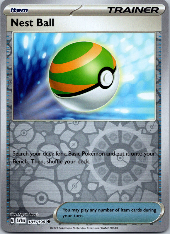 Nest Ball (181/198) [Scarlet & Violet: Base Set] Reverse Holofoil