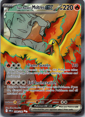 Team Rocket's Moltres ex - 208/182 [208/182] [Destined Rivals] Holofoil