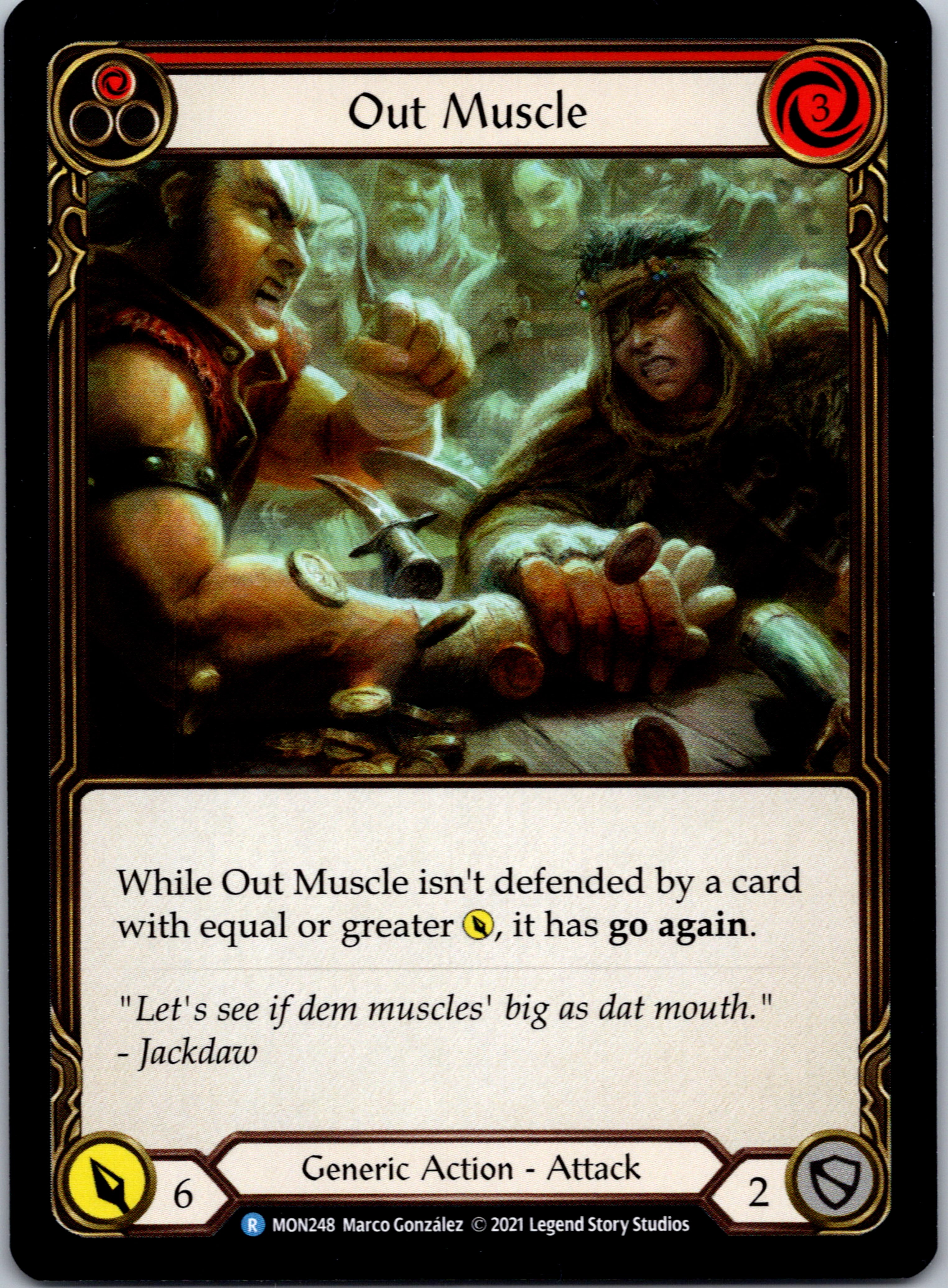 Out Muscle (Red) [U-MON248] Unlimited Normal