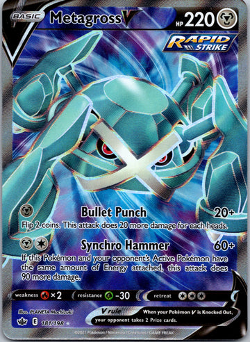 Metagross V (181/198) [Sword & Shield: Chilling Reign]